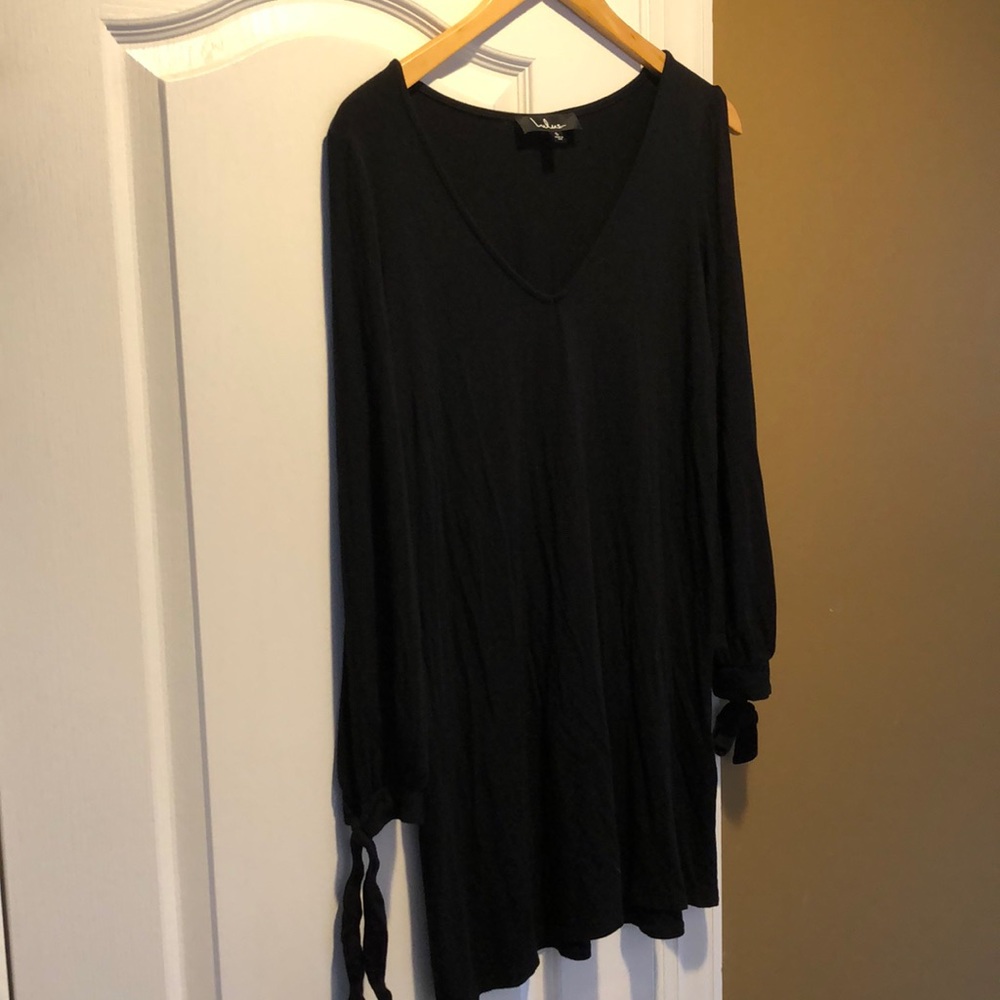 Lulu’s black long sleeve dress